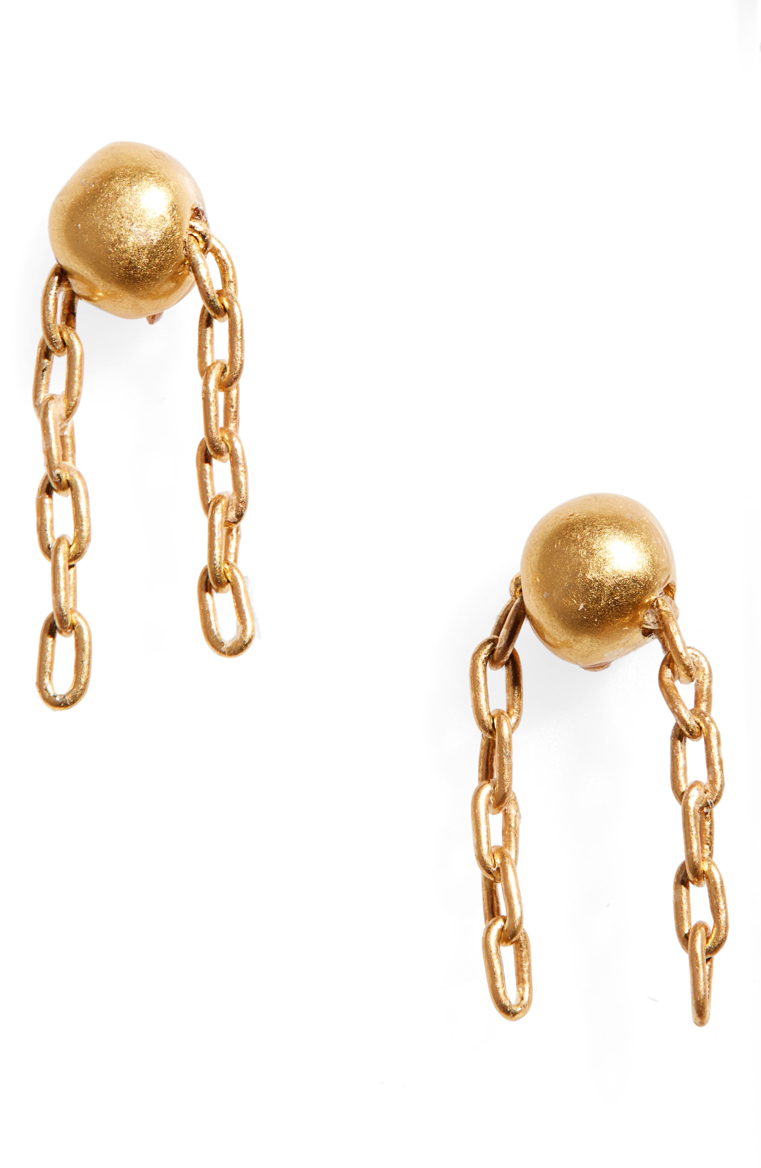 Beautiful Fashionable Brass Earrings For Girls HB 2114 Womens Earrings 